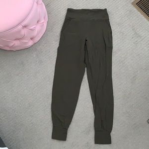 Lululemon Align Joggers in Army Green!